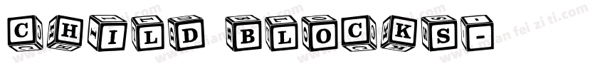 child blocks字体转换
